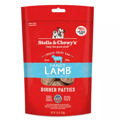 Product Stella & Chewy's Freeze-Dried Raw Dinner Patties All Life Stages Dry Dog Food - Dandy Lamb