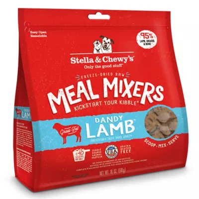 Product Stella & Chewy's Freeze-Dried Raw Meal Mixers All Life Stages Dog Food Topper - Dandy Lamb