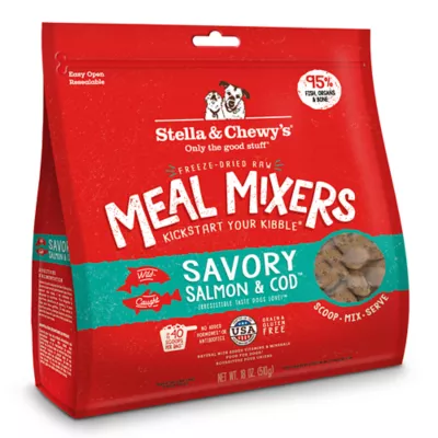 Product Stella & Chewy's Freeze-Dried Raw Meal Mixers All Life Stages Dog Food Topper - Salmon & Cod
