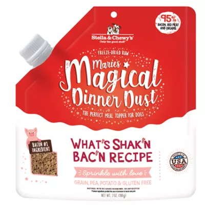 Product Stella & Chewy's Freeze-Dried Raw Magical Dinner Dust All Life Stages Dog Food Topper - Bacon