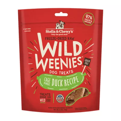 Product Stella and Chewy's Freeze Dried Wild Weenies Dog Treats 3.25 OZ