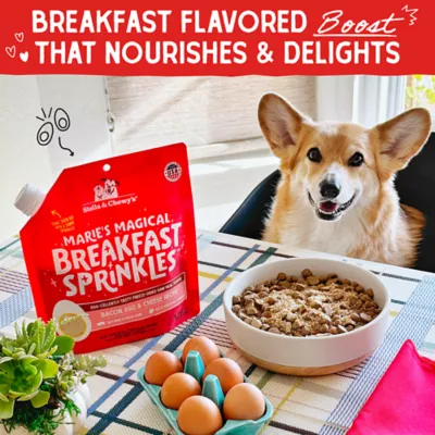 Product Stella & Chewy's Breakfast Sprinkles All Life Stages Dog Food Topper - Bacon, Egg & Cheese