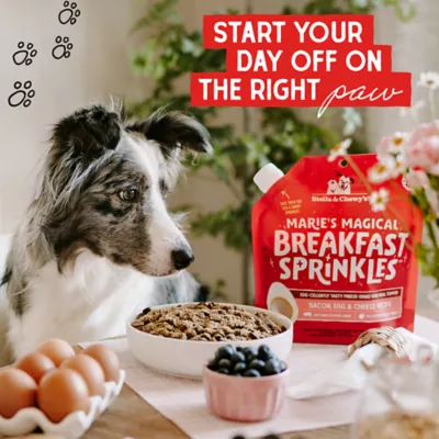 Product Stella & Chewy's Breakfast Sprinkles All Life Stages Dog Food Topper - Bacon, Egg & Cheese