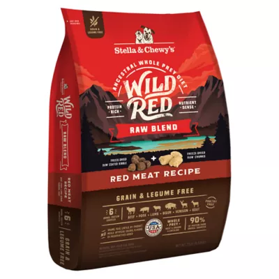 Product Stella & Chewy's Wild Red Raw Blend All Life Stages Dry Dog Food - Grain & Legume Free, Red Meat