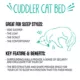 Product Whisker City® Pink Cuddler Cat Bed