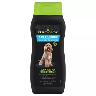 Product FURminator 2-in-1 Doodle Ultra Premium Shampoo & Conditioner, 16 Fl Oz
