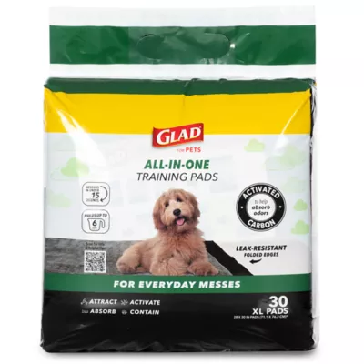 Product Glad for Pets Jumbo Activated Carbon Training Pads For Large Breeds 28"x 30" 30ct