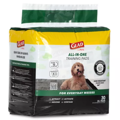 Product Glad for Pets Jumbo Activated Carbon Training Pads For Large Breeds 28"x 30" 30ct
