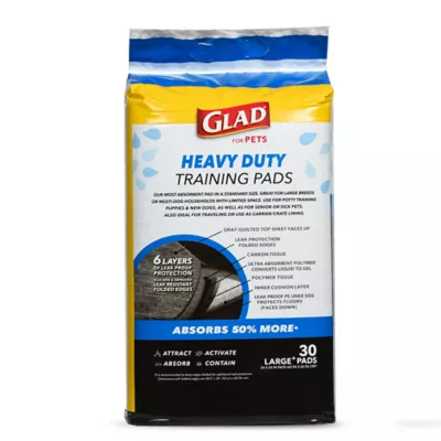 Product Glad for Pets Heavy Duty Activated Carbon Training Pads - 24" x 24" 30ct