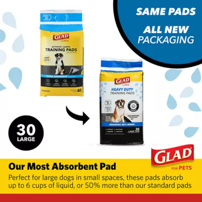 Product Glad for Pets Heavy Duty Activated Carbon Training Pads - 24" x 24" 30ct