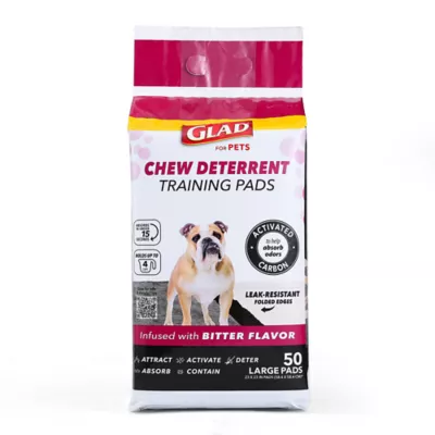 Product Glad for Pets Activated Carbon Training Pads with Chew Deterrent - 23" x 23" 50ct