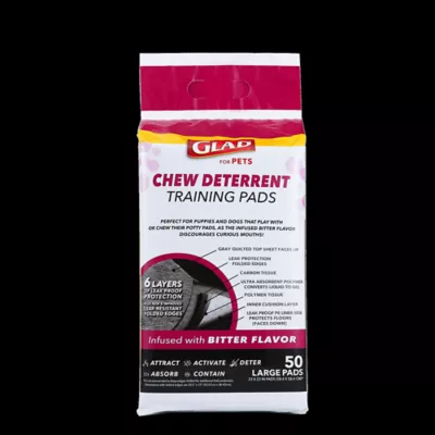 Product Glad for Pets Activated Carbon Training Pads with Chew Deterrent - 23" x 23" 50ct