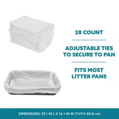 Product Full Cheeks™ Litter Pan Liners 20 Count