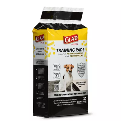 Product Glad for Pets Activated Carbon Training Pads with Micro-Defensive Technology - 23" x 23" 30ct
