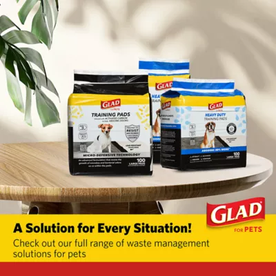 Product Glad for Pets Activated Carbon Training Pads with Micro-Defensive Technology - 23" x 23" 30ct