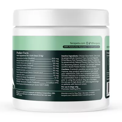 Product Fera Pets Hip + Joint Support Soft Chews for Dogs, 90 Count