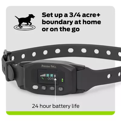 Product Premier Pet GPS Dog Fence Collar - Circular Wireless Boundary - Portable Wireless Dog Fence