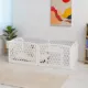 Product IRIS, 24-inch Exercise Multi-Panel Pet Playpen with Door, White