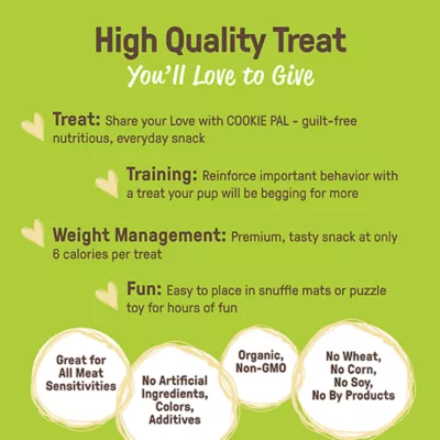 Product COOKIE PAL Dog Treats Peanut Butter & Apple Soft Baked Bites