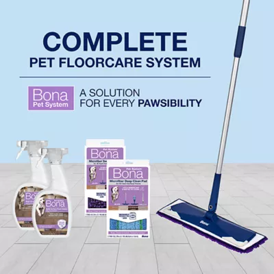 Product Bona® Pet System Premium Pet Microfiber Mop for Multi-Surface Floors