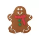 Product Merry and Bright Gingerbread Decorated Cookie 1 Count 1.7 OZ