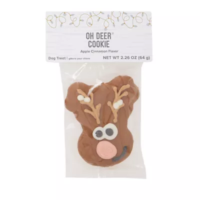 Product Merry and Bright Reindeer Decorated Cookie 1 Count 2.3 OZ