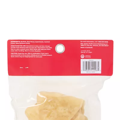 Product Merry and Bright Prime Rib Flavored Rawhide Bone Dog Treat