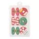 Product Merry and Bright Ho Ho Ho Decorated Cookie Dog Treats 6 Count 5.7 OZ