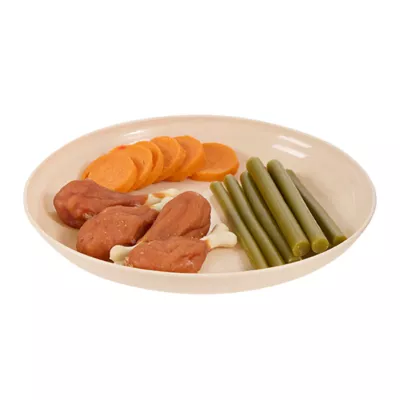 Product Merry and Bright Rawhide Alternative Dinner Plate Dog Treat 6.9 OZ