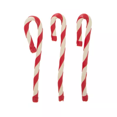 Product Merry and Bright Rawhide Alternative Candy Cane Dog Treats 6 Count 2.8 OZ