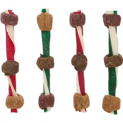 Product Merry and Bright Rawhide Kabob Dog Treats 8 Count 3.9 OZ