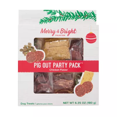 Product Merry and Bright Meat and Cheese Board Dog Treat 6.3 OZ