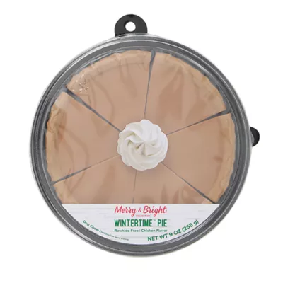 Product Merry and Bright Rawhide Alternative Full Pumpkin Pie Dog Treat 9 OZ