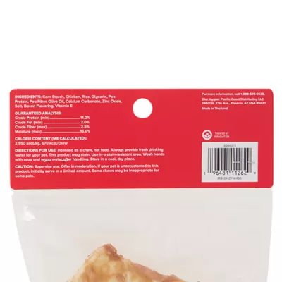 Product Merry and Bright Rawhide Alternative Chicken Bone Dog Treat 1 Count 8 OZ