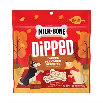 Product Milk-Bone Dipped Toffee Biscuits Dog Treats 10 OZ