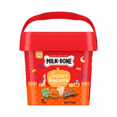 Product Milk-Bone Spooky Biscuit Pail Dog Treats 24 OZ