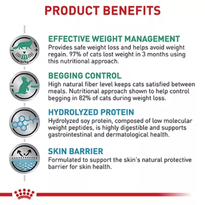 Product Royal Canin Veterinary Diet Multifunction Adult Dry Cat Food - Satiety + Hydrolyzed Protein