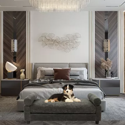 Product Club Nine Pets Uma Orthopedic Settee Dog Bed