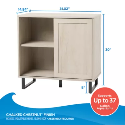Product Top Fin® Chalked Chestnut Finish Aquarium Stand