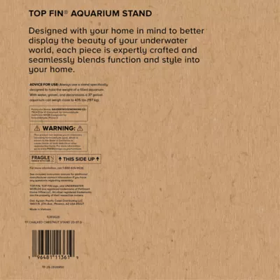 Product Top Fin® Chalked Chestnut Finish Aquarium Stand