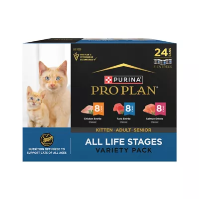 Product Purina Pro Plan Cat - All Life Stages, Pate, Variety Pack, 24 CT, 72 OZ