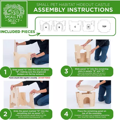 Product Small Pet Select Habitat Hideout - Castle
