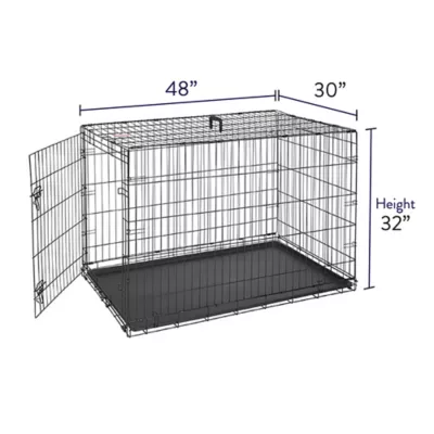 Product Top Paw Single Wire Door Folding Crate