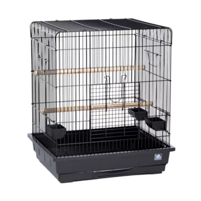 Product Prevue Pet Products Square Roof Parrot Cage in Black