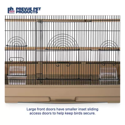 Product Prevue Pet Products Flight Cage in Brown and Black