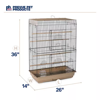 Product Prevue Pet Products Flight Cage in Brown and Black