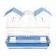 Product Prevue Pet Products Triple Roof Bird Cage Blue & White
