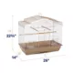 Product Prevue Pet Products Cockatiel Flight Bird Cage in Brown and White