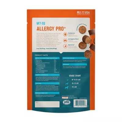Product VetIQ Allergy Pro+ Supplement for Dog 60 ct