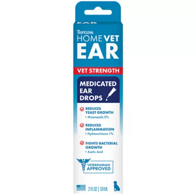 Product TropiClean HomeVet Max Strenth Ear Drops, 2oz